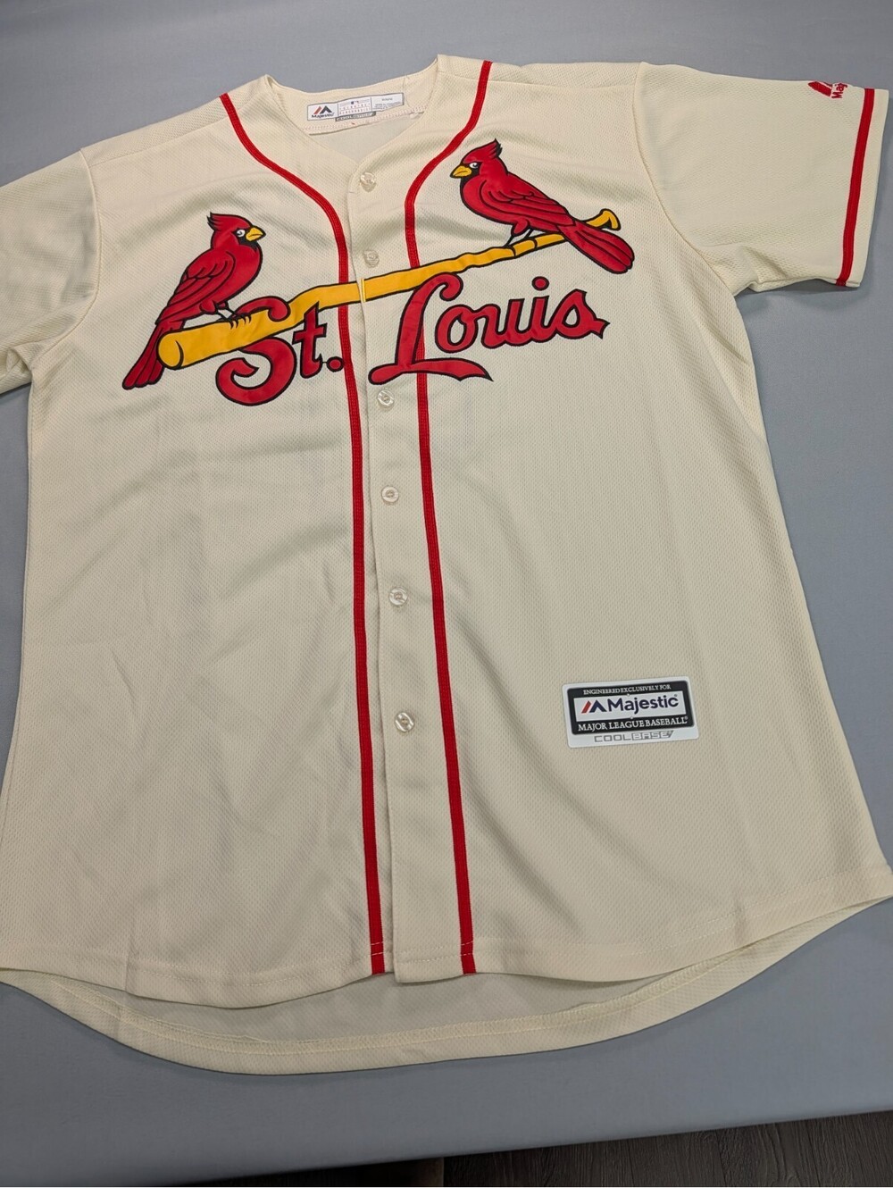 Yadier Molina Signed St Louis Cardinals Majestic Jersey M